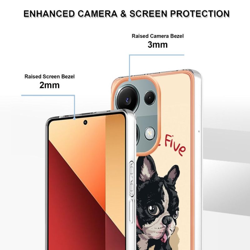 Hoesje Xiaomi Redmi Note 13 Pro 4g Hond Geef Mij Vijf