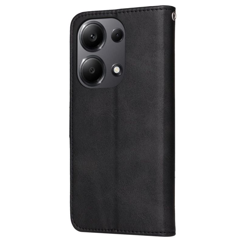 Leren Hoesje Xiaomi Redmi Note 13 Pro 4g Leren Bandstijl