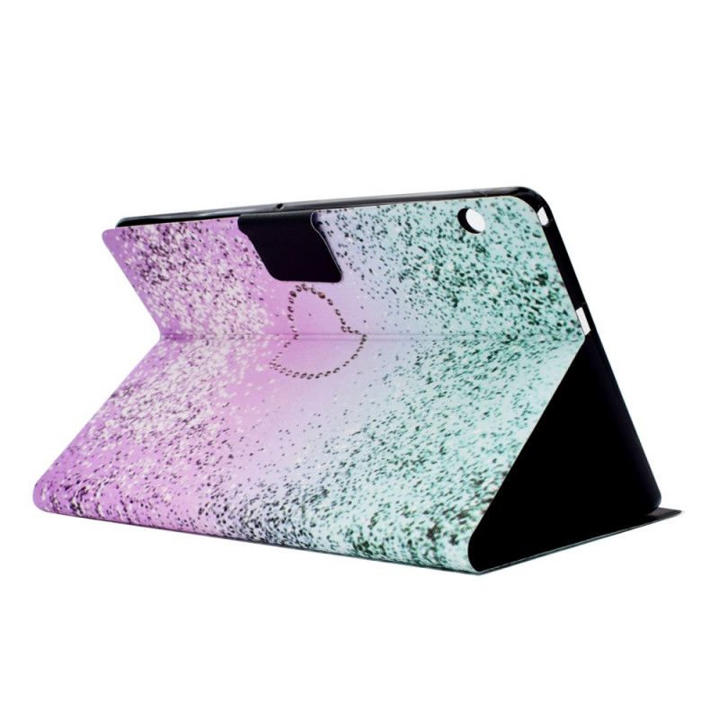 Cover Folio-hoesje Huawei MediaPad T3 10 Telefoonhoesje Hart Glitter