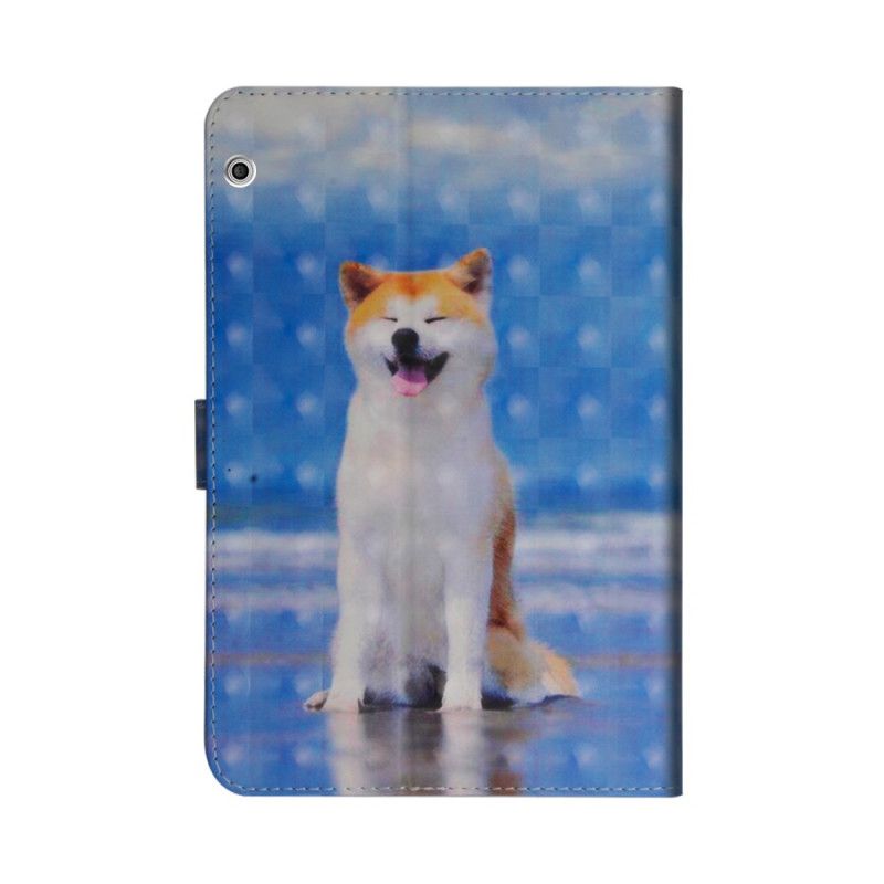 Cover Folio-hoesje Huawei MediaPad T3 10 Telefoonhoesje Hond