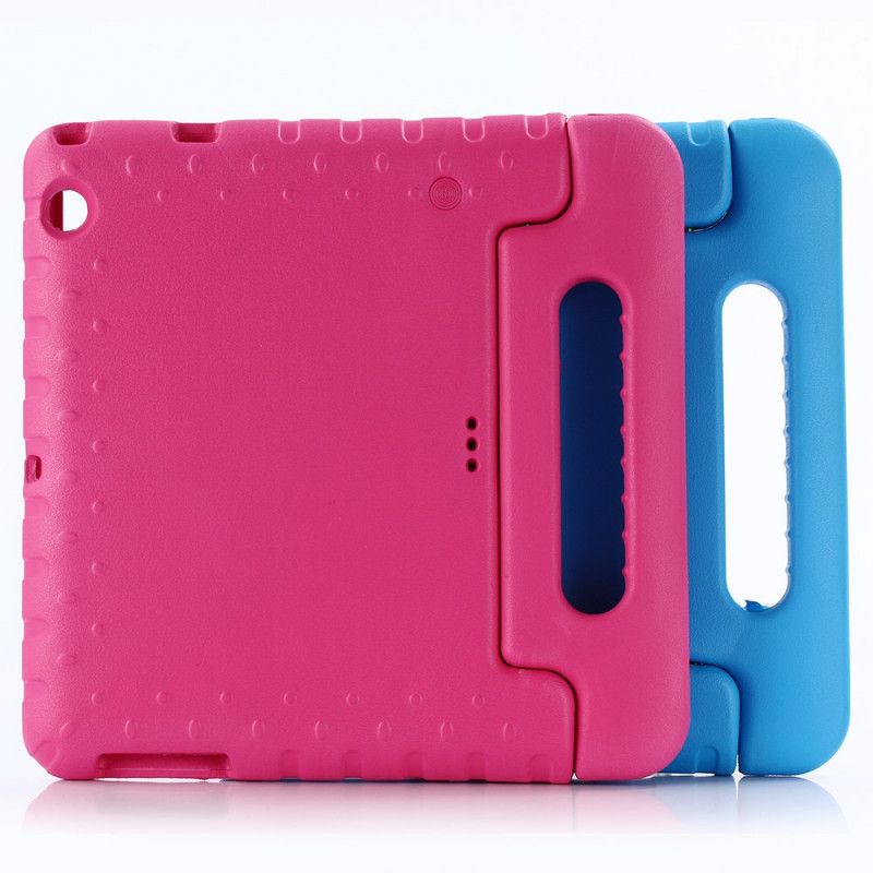 Hoesje Huawei MediaPad T3 10 Lichtblauw Magenta Eva-Schuim Voor Kinderen