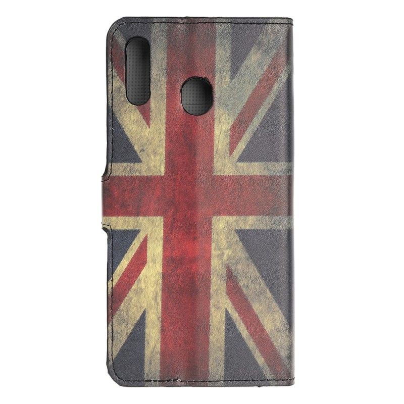 Bescherming Hoesje Samsung Galaxy A40 Telefoonhoesje Engelse Vlag