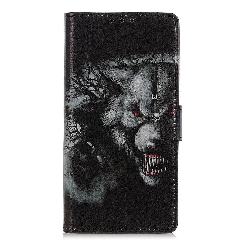 Cover Folio-hoesje Samsung Galaxy A40 Telefoonhoesje Weerwolf