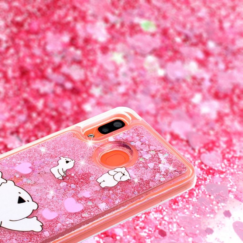 Cover Hoesje Samsung Galaxy A40 Telefoonhoesje Glitterberen