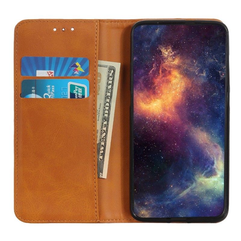 Folio-hoesje voor Samsung Galaxy A40 Donkerblauw Zwart Splitleer