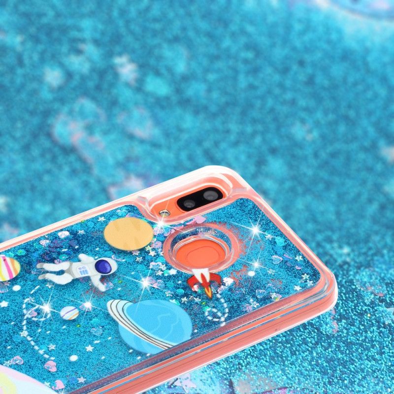 Hoesje Samsung Galaxy A40 Glitter Astronaut