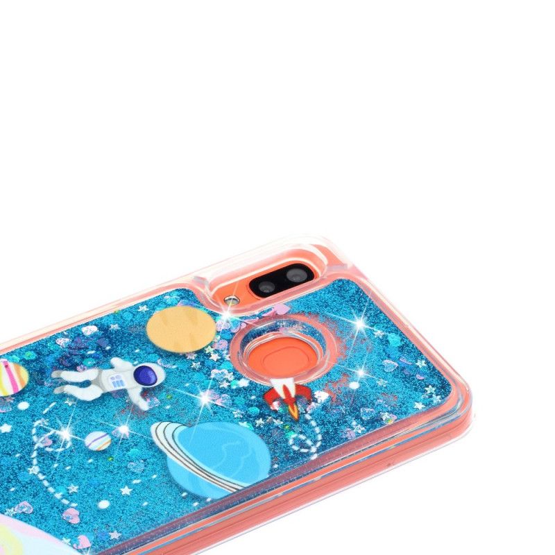 Hoesje Samsung Galaxy A40 Glitter Astronaut