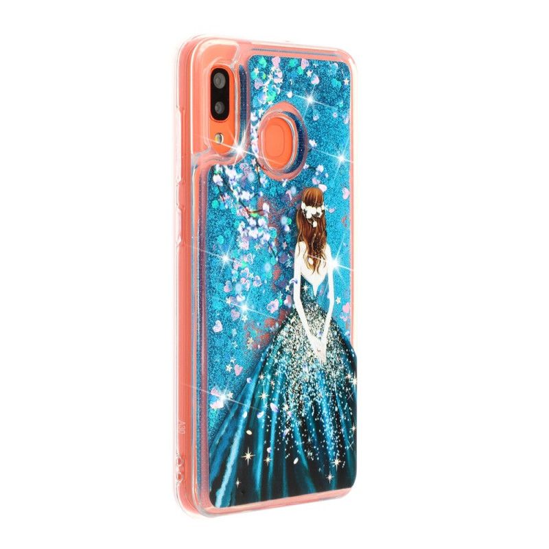 Hoesje Samsung Galaxy A40 Prinses Glitter