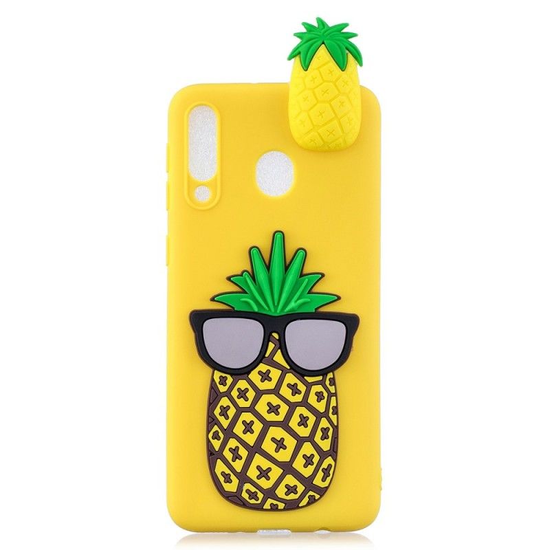 Hoesje voor Samsung Galaxy A40 3D Koele Ananas
