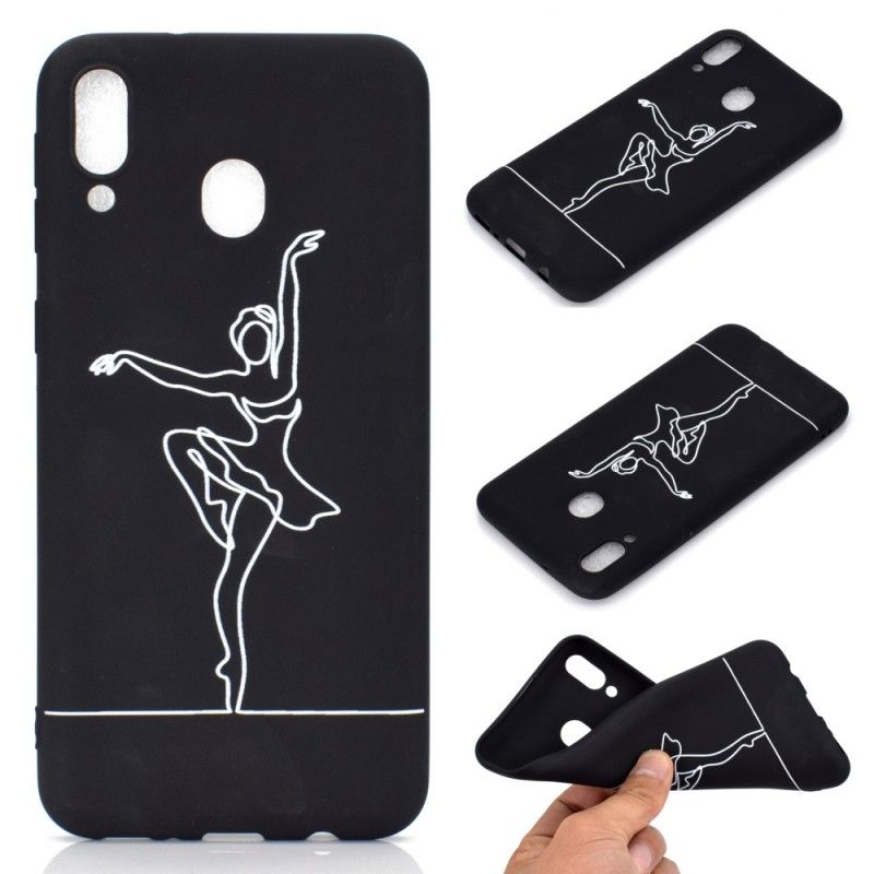 Hoesje voor Samsung Galaxy A40 Kunstballerina