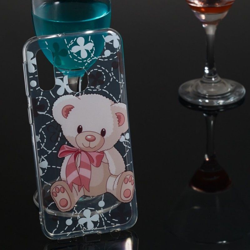 Hoesje voor Samsung Galaxy A40 Mooie Teddybeer