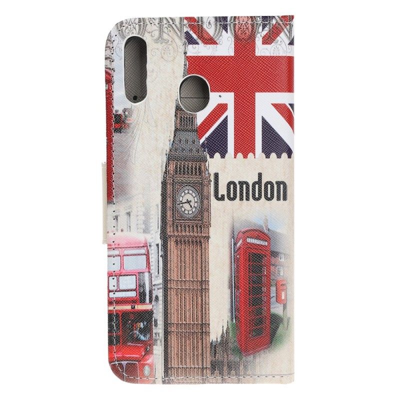 Leren Hoesje Samsung Galaxy A40 Telefoonhoesje Leven In Londen