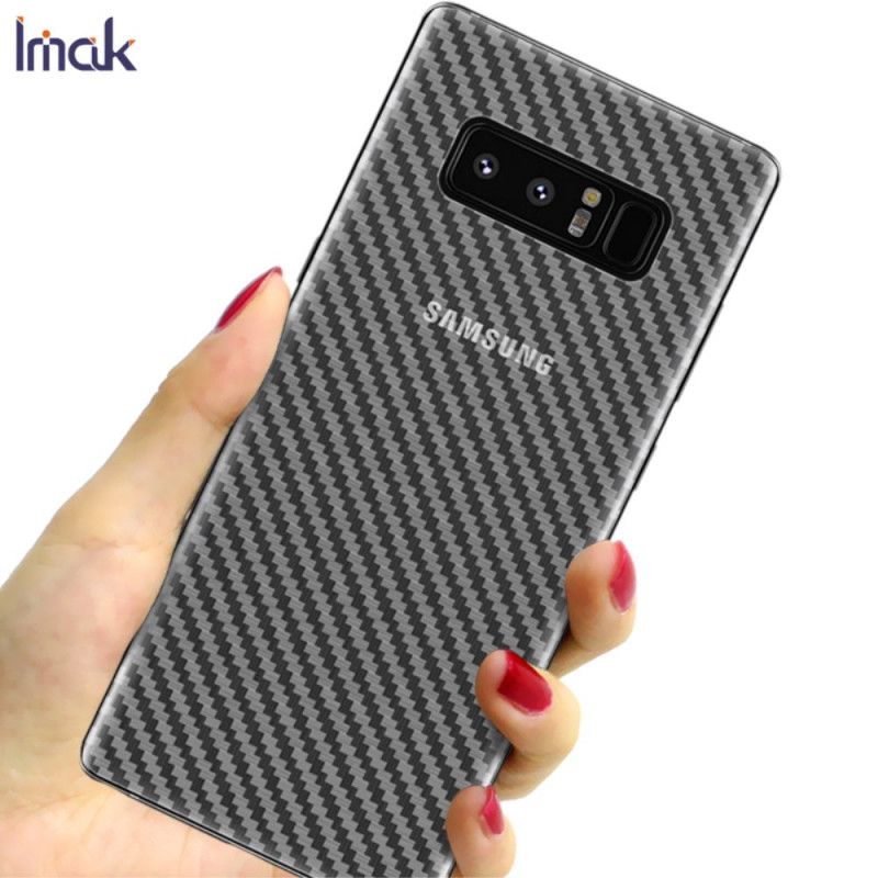 Achterbeschermfolie Samsung Galaxy Note 8 Carbon Imak Stijl