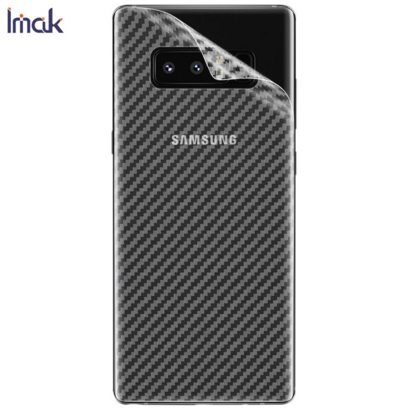 Achterbeschermfolie Samsung Galaxy Note 8 Carbon Imak Stijl