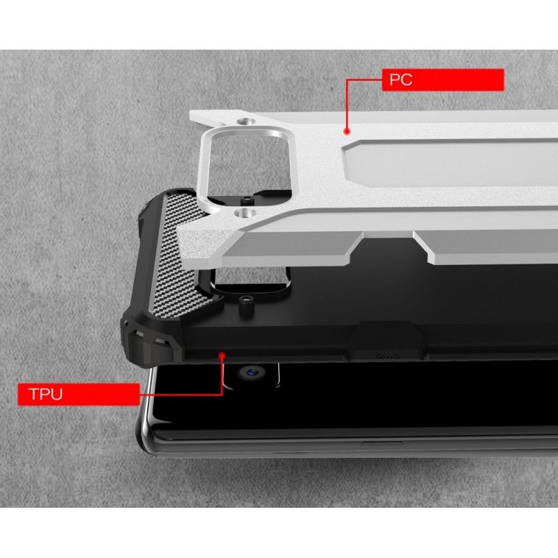 Hoesje voor Samsung Galaxy Note 8 Rood Zwart Overlevende