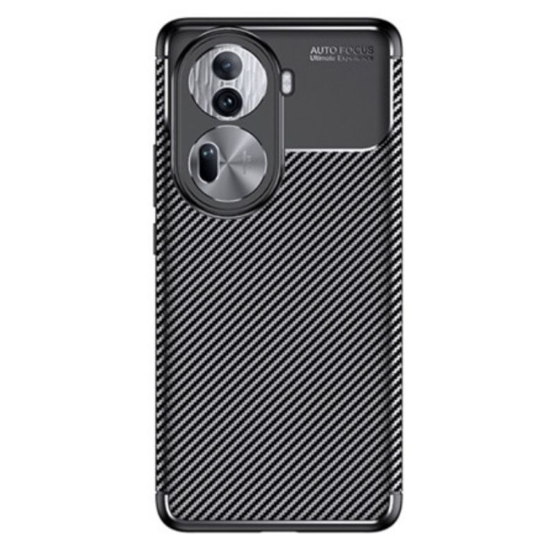 Case Hoesje Oppo Reno 11 5g Telefoonhoesje Flexibele Koolstofvezel