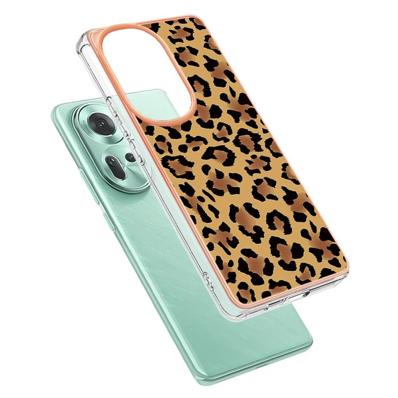 Cover Hoesje Oppo Reno 11 5g Telefoonhoesje Luipaardprint