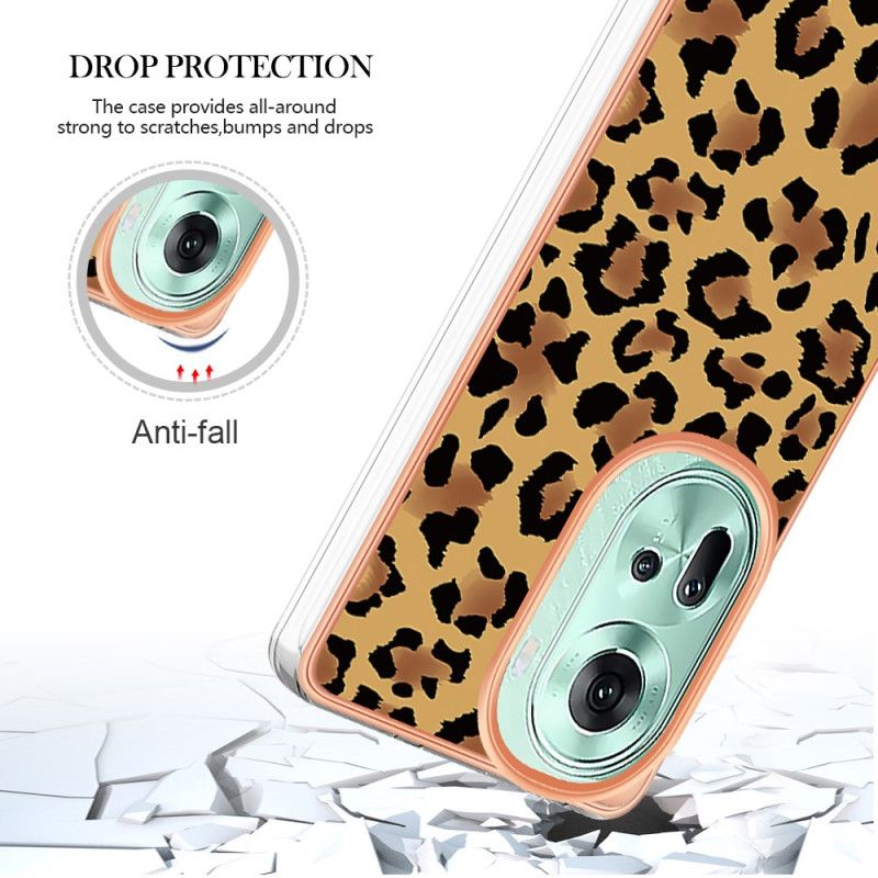 Cover Hoesje Oppo Reno 11 5g Telefoonhoesje Luipaardprint