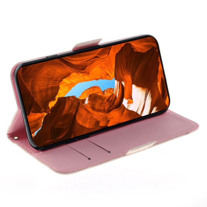 Flip Case Leren Oppo Reno 11 5g Hamsters Met Riem