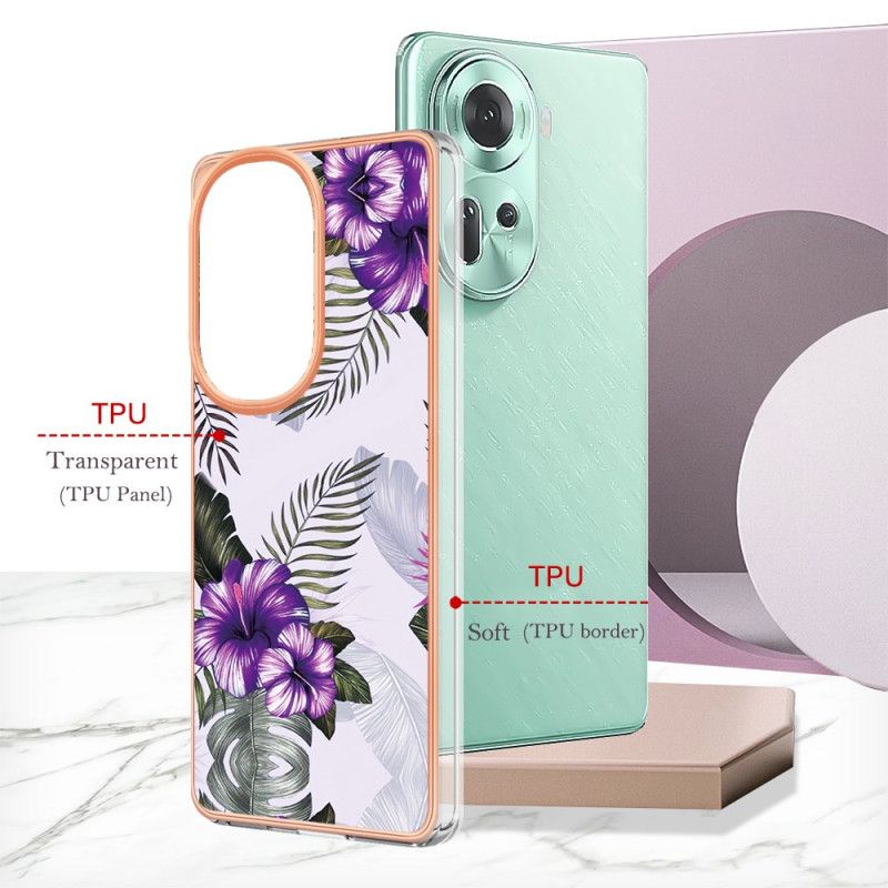 Hoesje Oppo Reno 11 5g Marmeren Variatie