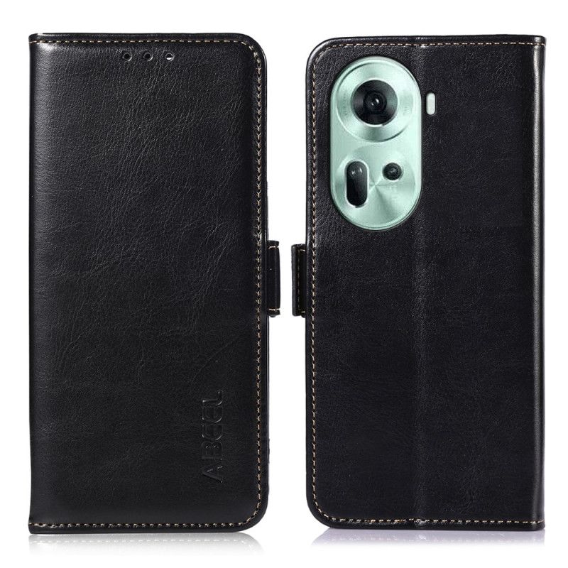 Leren Hoesje Oppo Reno 11 5g Abeel Bescherming Hoesje