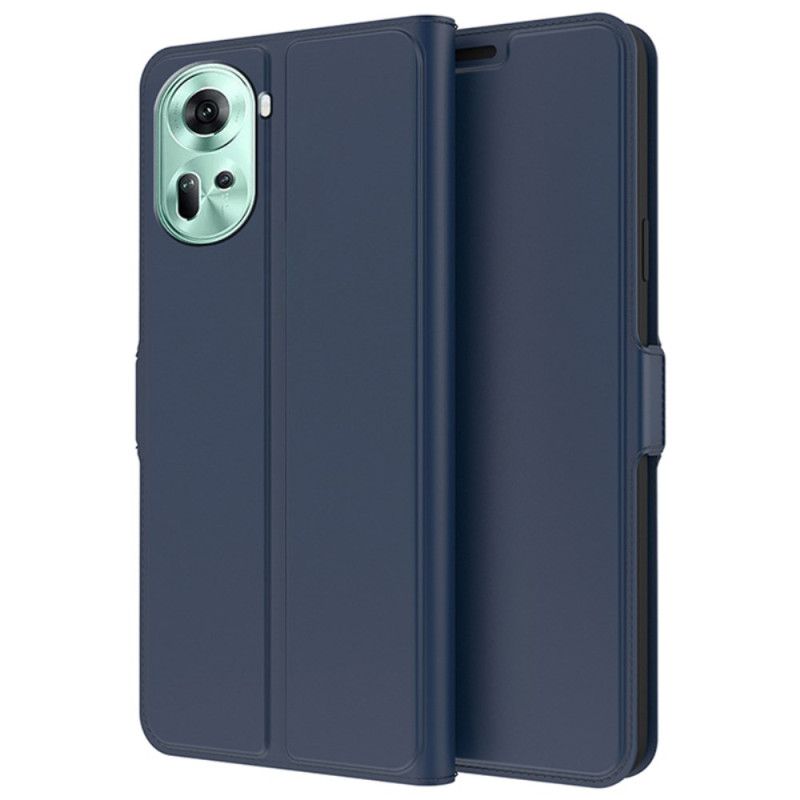 Leren Hoesje Oppo Reno 11 5g Kaarthouder Bescherming Hoesje