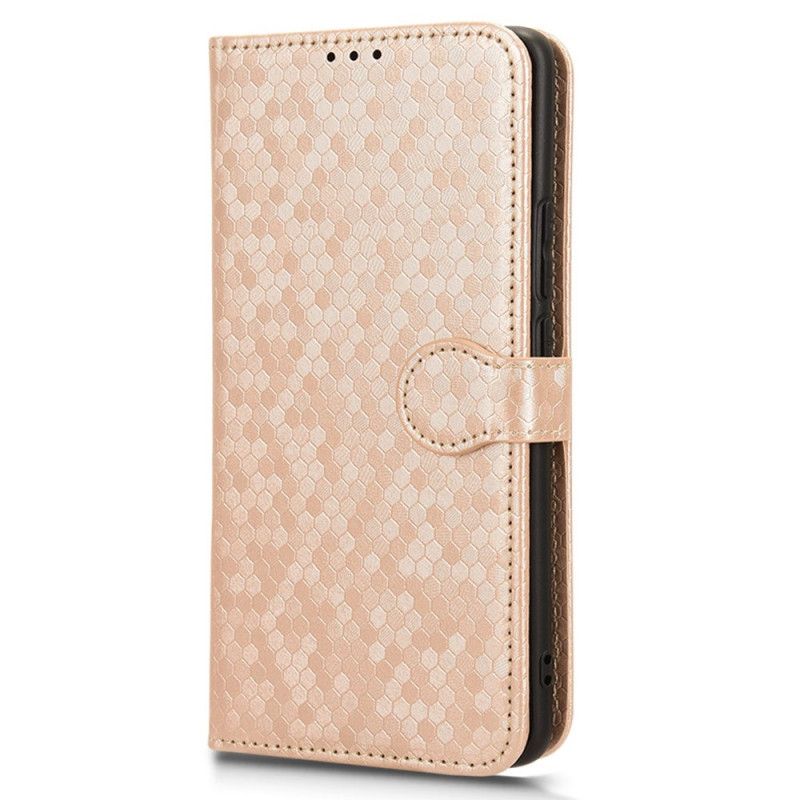 Leren Hoesje Voor Oppo Reno 11 5g Glanzende Stippen Met Bandje