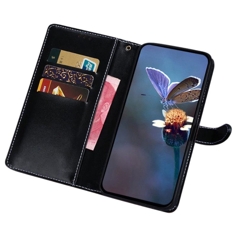 Leren Hoesje Voor Oppo Reno 11 5g Idewei Krokodilstijl