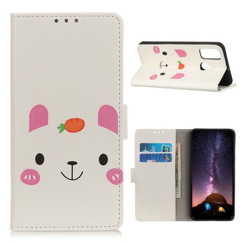 Cover Folio-hoesje Oppo A53 Telefoonhoesje Leuke Cartoon