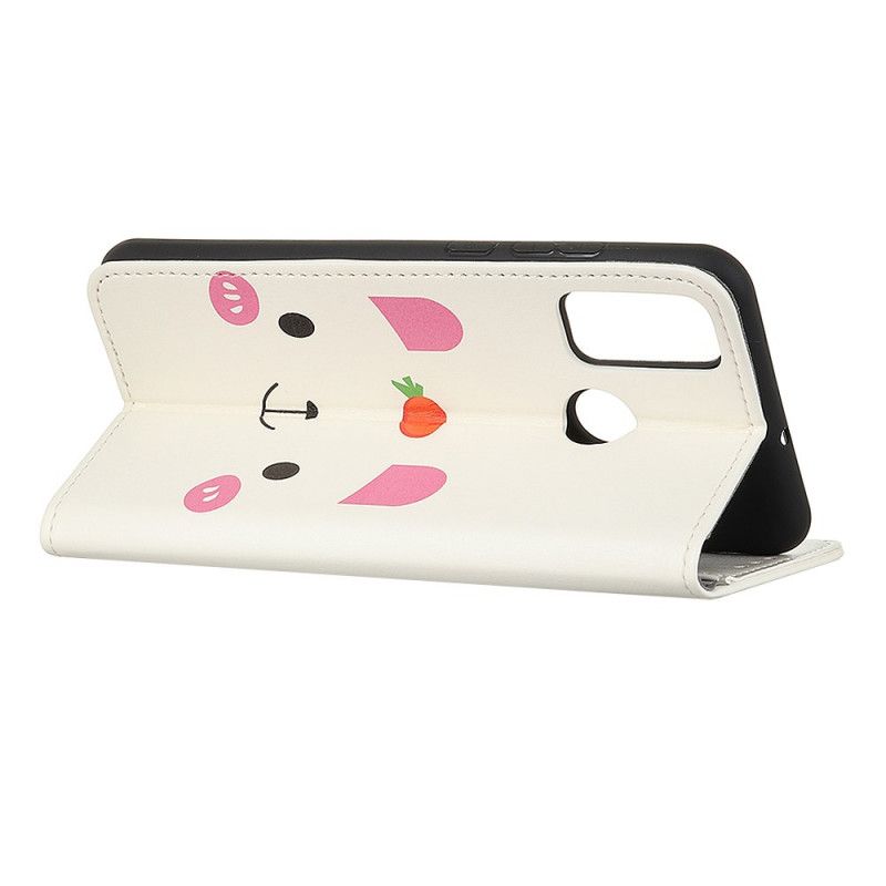 Cover Folio-hoesje Oppo A53 Telefoonhoesje Leuke Cartoon