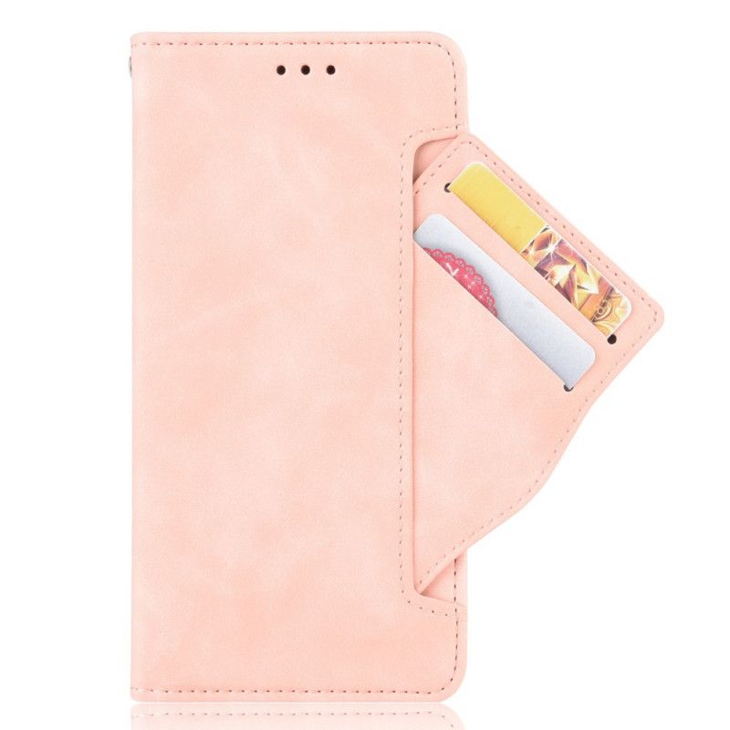 Flip Case Leren Xiaomi Redmi Note 8 Pro Rood Zwart Eersteklas Multikaart