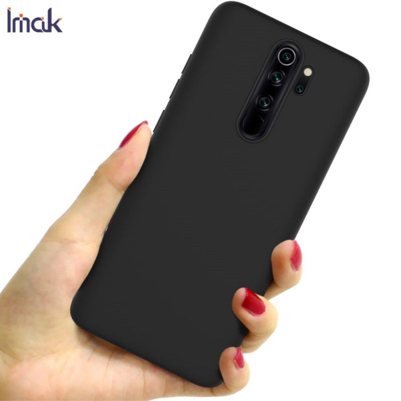 Hoesje voor Xiaomi Redmi Note 8 Pro Donkerblauw Zwart Frosted Imak