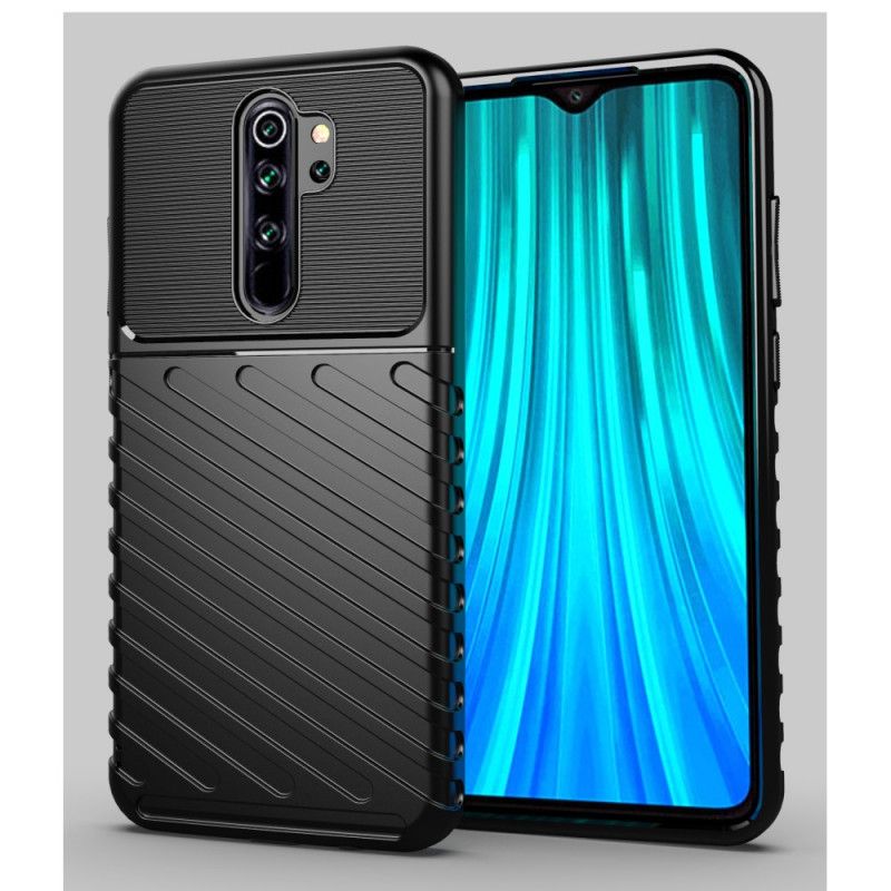 Hoesje voor Xiaomi Redmi Note 8 Pro Groen Zwart Donderreeks