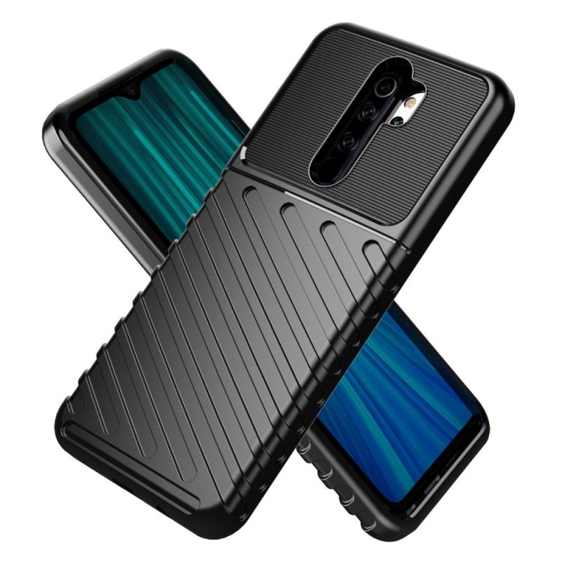 Hoesje voor Xiaomi Redmi Note 8 Pro Groen Zwart Donderreeks