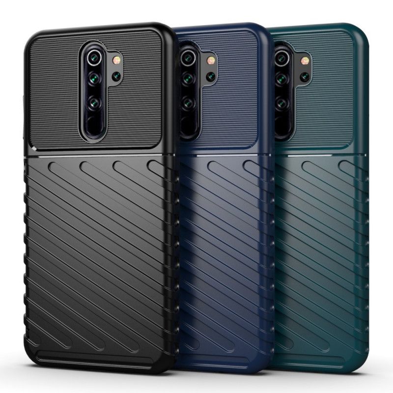 Hoesje voor Xiaomi Redmi Note 8 Pro Groen Zwart Donderreeks