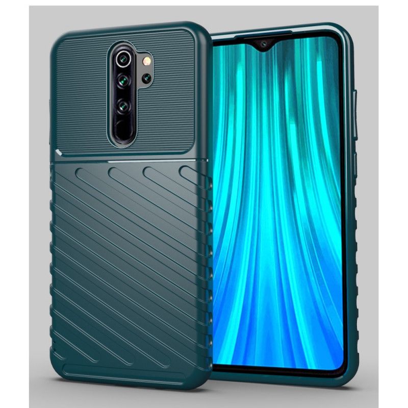 Hoesje voor Xiaomi Redmi Note 8 Pro Groen Zwart Donderreeks