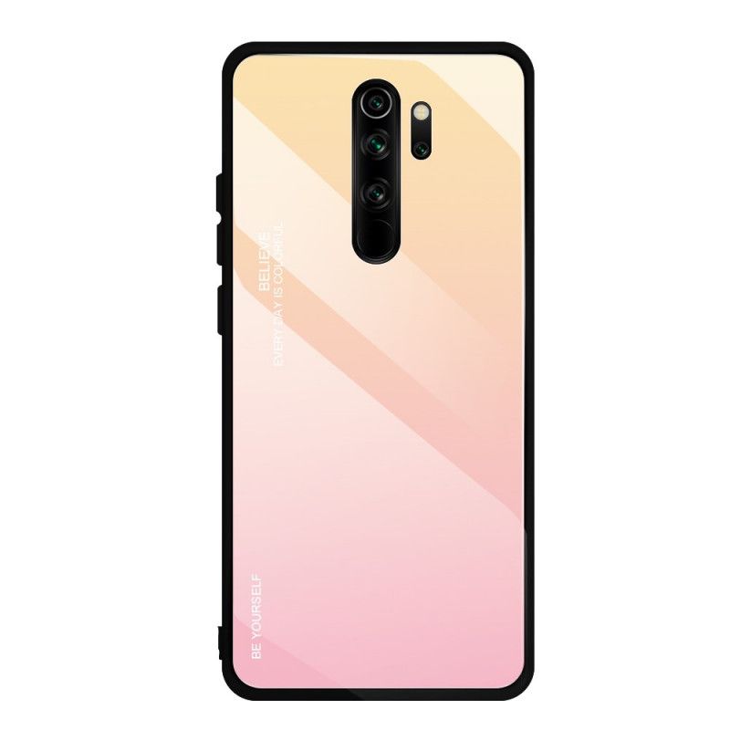 Hoesje voor Xiaomi Redmi Note 8 Pro Magenta Rood Gegalvaniseerde Kleur