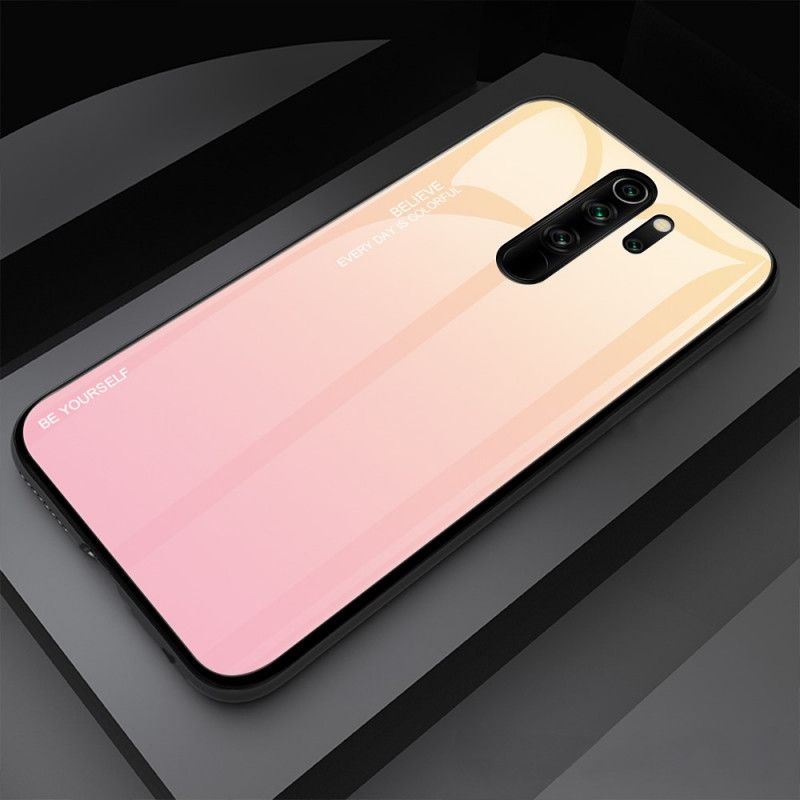 Hoesje voor Xiaomi Redmi Note 8 Pro Magenta Rood Gegalvaniseerde Kleur