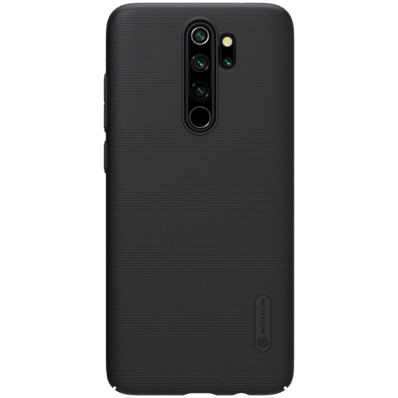 Hoesje Xiaomi Redmi Note 8 Pro Cyaan Zwart Stijve Frosted Nillkin