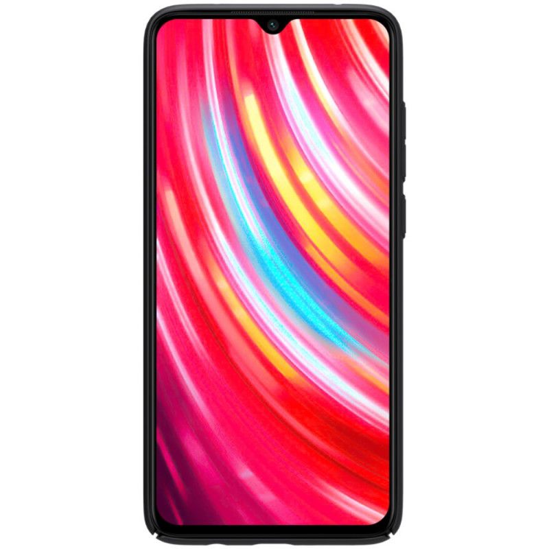 Hoesje Xiaomi Redmi Note 8 Pro Cyaan Zwart Stijve Frosted Nillkin