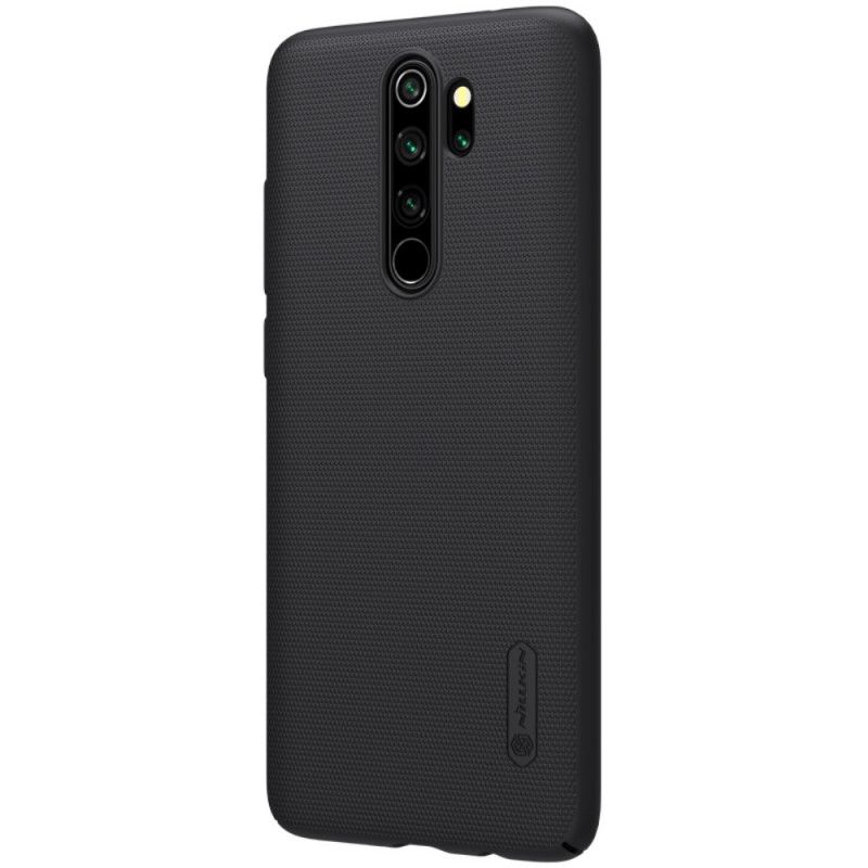 Hoesje Xiaomi Redmi Note 8 Pro Cyaan Zwart Stijve Frosted Nillkin