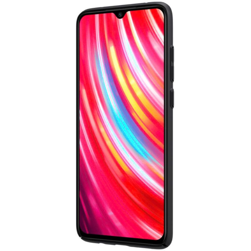 Hoesje Xiaomi Redmi Note 8 Pro Cyaan Zwart Stijve Frosted Nillkin