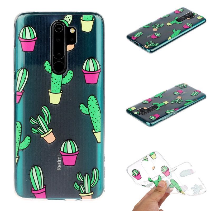 Hoesje Xiaomi Redmi Note 8 Pro Meerdere Cactussen