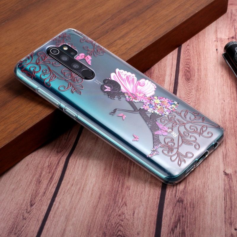 Hoesje Xiaomi Redmi Note 8 Pro Telefoonhoesje Bloemenfee