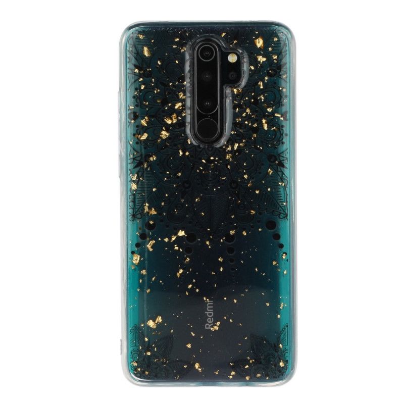 Hoesje Xiaomi Redmi Note 8 Pro Telefoonhoesje Transparant Grijze Mandala