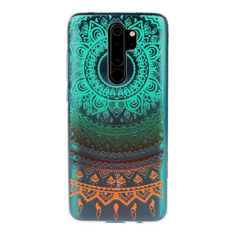 Hoesje Xiaomi Redmi Note 8 Pro Transparante Kleurrijke Mandala