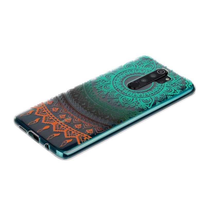 Hoesje Xiaomi Redmi Note 8 Pro Transparante Kleurrijke Mandala