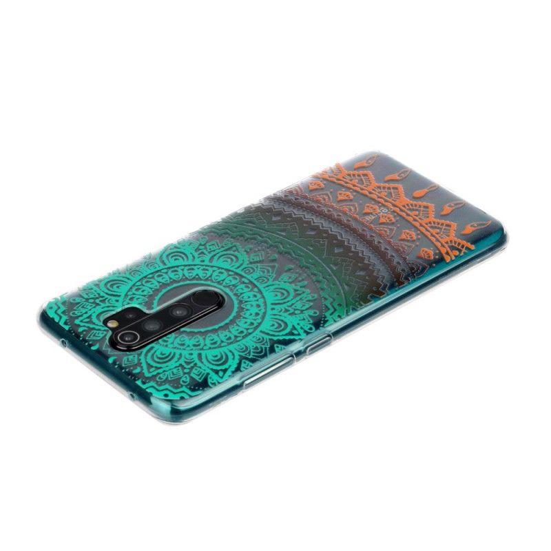 Hoesje Xiaomi Redmi Note 8 Pro Transparante Kleurrijke Mandala