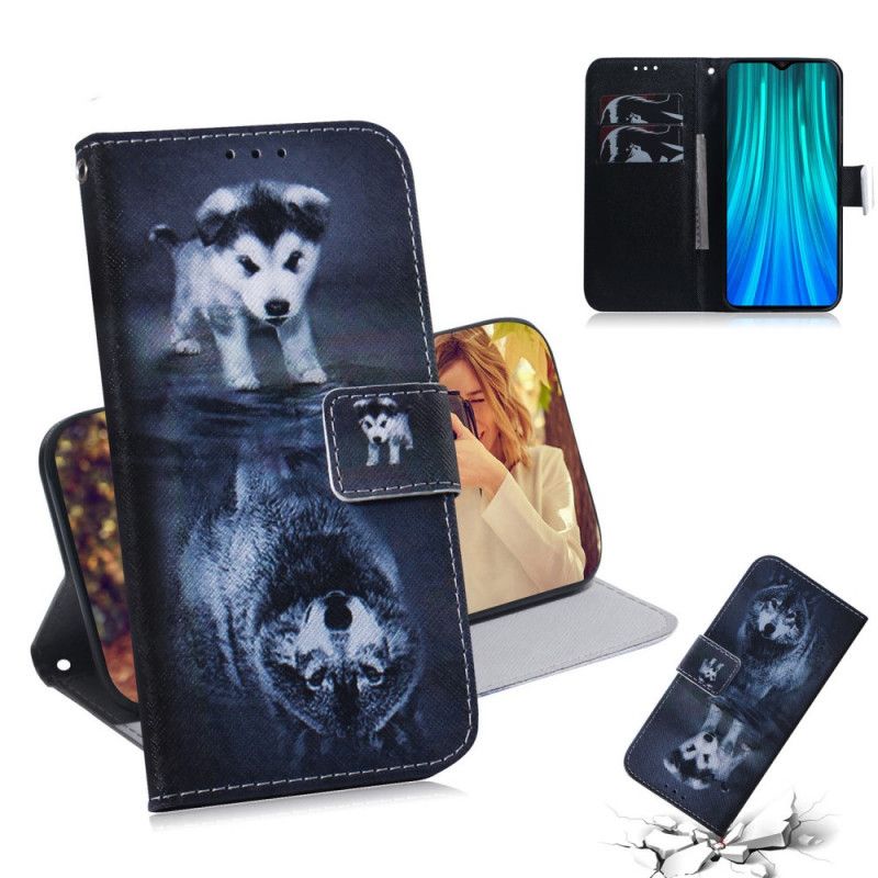 Leren Hoesje voor Xiaomi Redmi Note 8 Pro Ernesto De Wolf