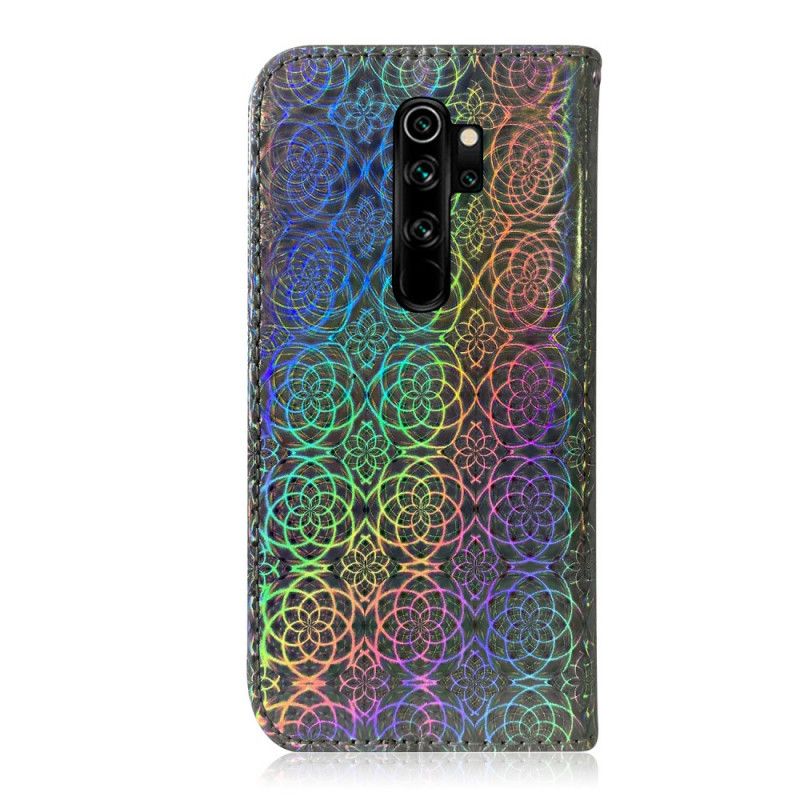 Leren Hoesje Xiaomi Redmi Note 8 Pro Grijs Pure Kleur